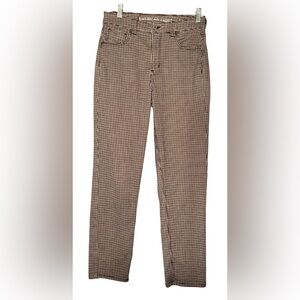 American Eagle Outfitters Women’s Tan Checkered Chinos💕